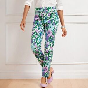 Talbots Chatham Ankle Pants | Glorious Garden | Size 10P
